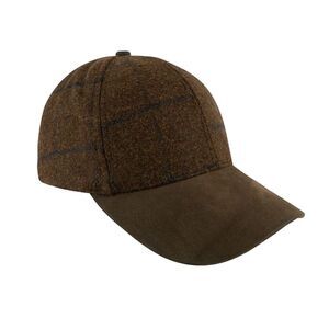 Jack Pyke Lowland Tweed Baseball Cap / Brown
